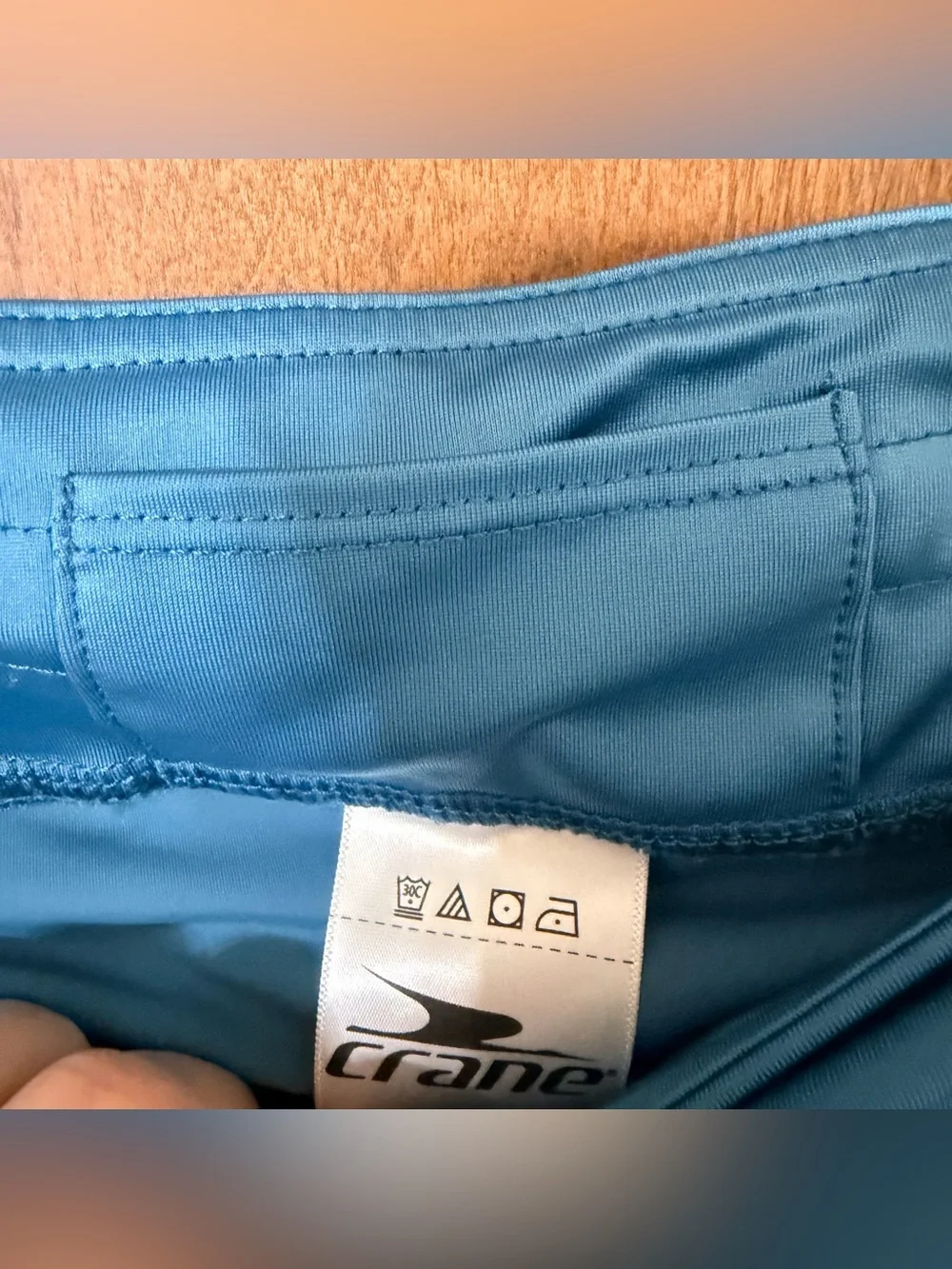 Crane Women’s XL Blue Athletic Skort Pull-On Elastic Waist Solid Short